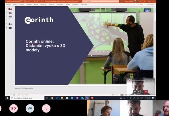 Zobrazit: Corinth: Vzdělávací 3D modely zdarma všem školám pro domácí použití