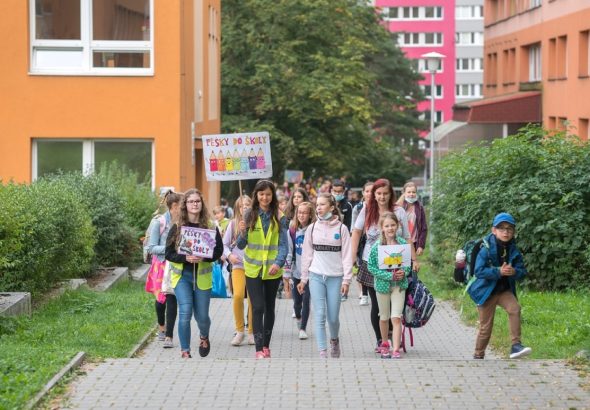 Zobrazit: Pěšky do školy 2021 v Ostravě