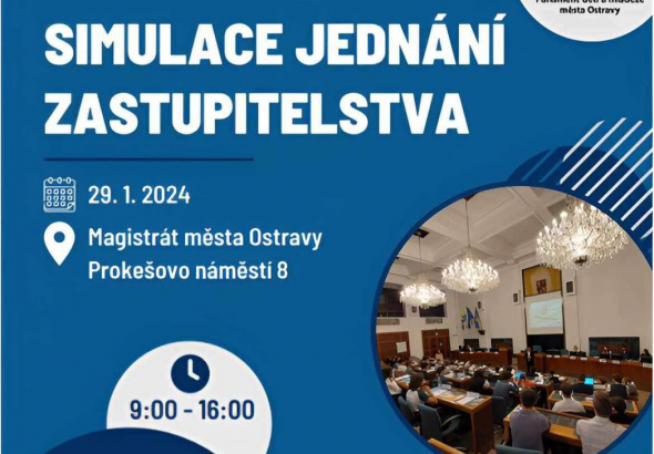 Zobrazit: Parlament dětí a mládeže města Ostravy oznamuje jedinečnou událost – Simulaci Zastupitelstva města Ostravy