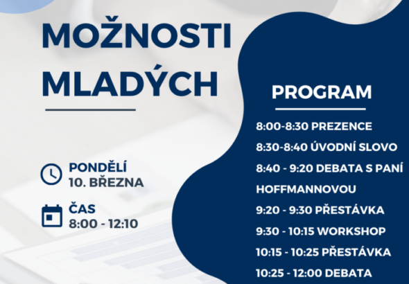 Zobrazit: Pozvánka na akci „Možnosti mladých“