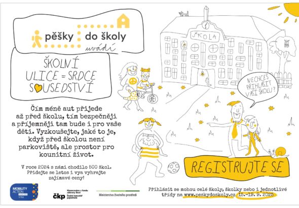 Zobrazit: Zapojte se do zářijové výzvy Pěšky do školy