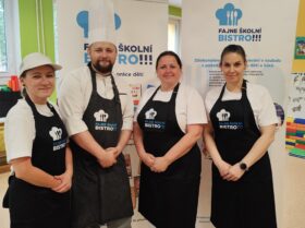 Zobrazit: Fajne školní bistro mentoring Petra Bláhy ve školní jídelně Mateřské školy U Dvoru 22, Ostrava-Mariánské Hory a Hulváky